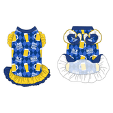 Yappy Hour - Beer-y Cute - La Petite Shimmy Dress With Double Skirt